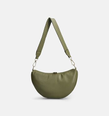 Via Limone Crossbody tassen Wit/Bruin/Groen
