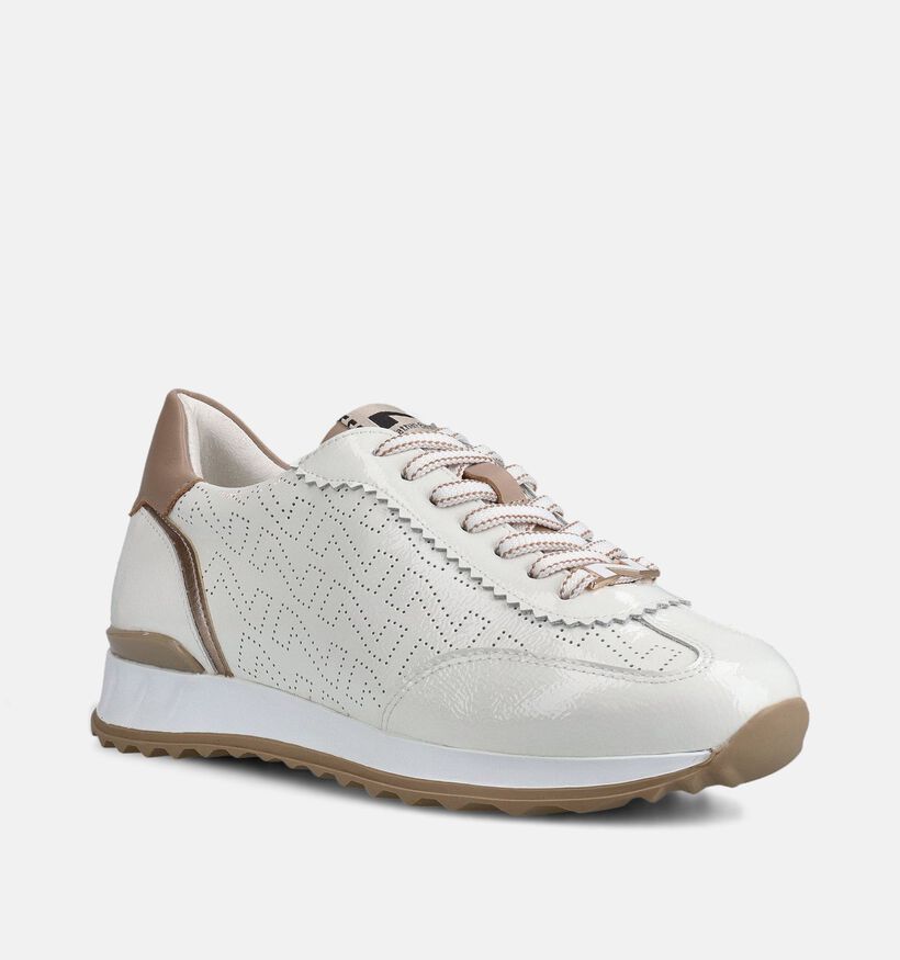 Nathan-Baume Baskets habill&eacute;es en Blanc pour femmes (372234) - pour semelles orthop&eacute;diques