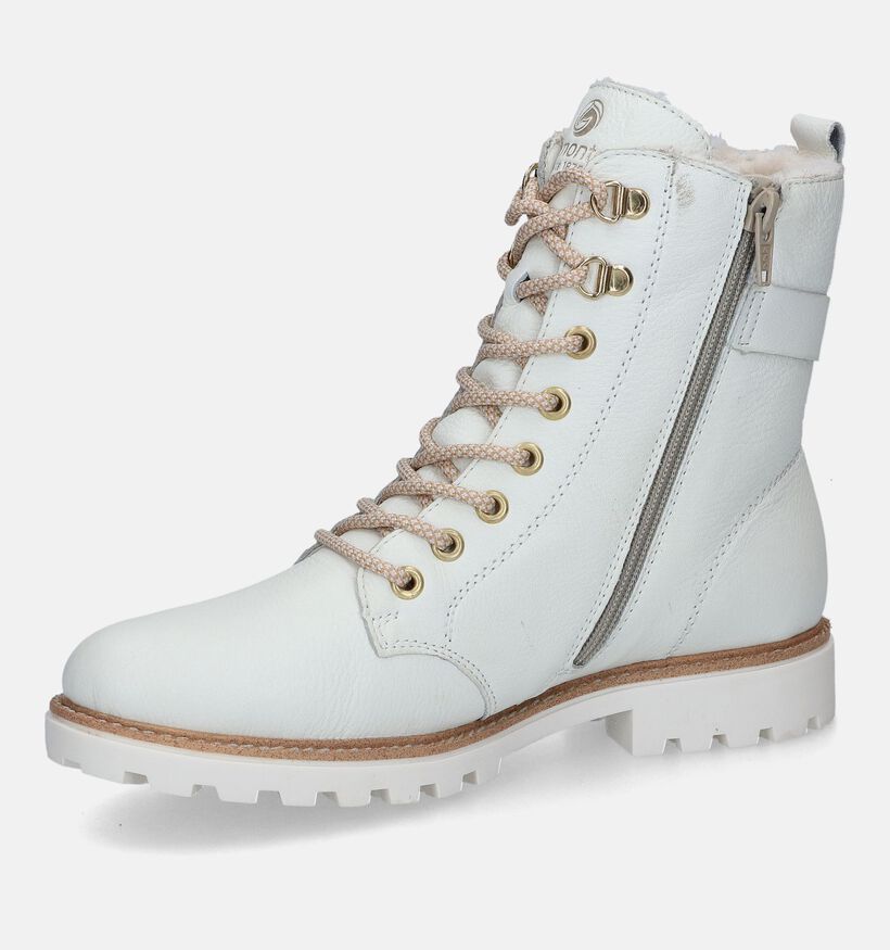 Remonte Boots à lacets en Écru pour femmes (312341) - pour semelles orthopédiques