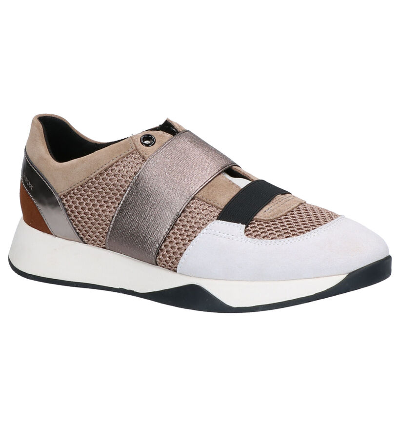 Geox Baskets basses en Beige en textile (255281)