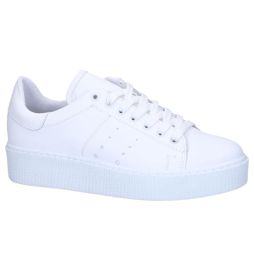 Tango Chantal Witte Sneakers in leer (265221)