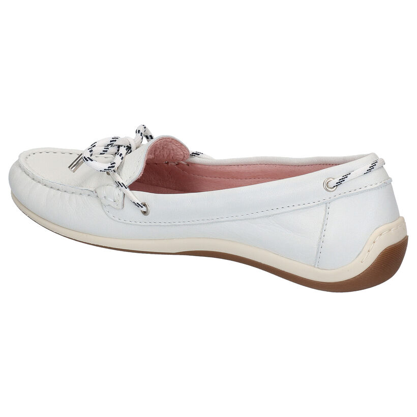 River Woods Mocassins en Blanc en cuir (271156)