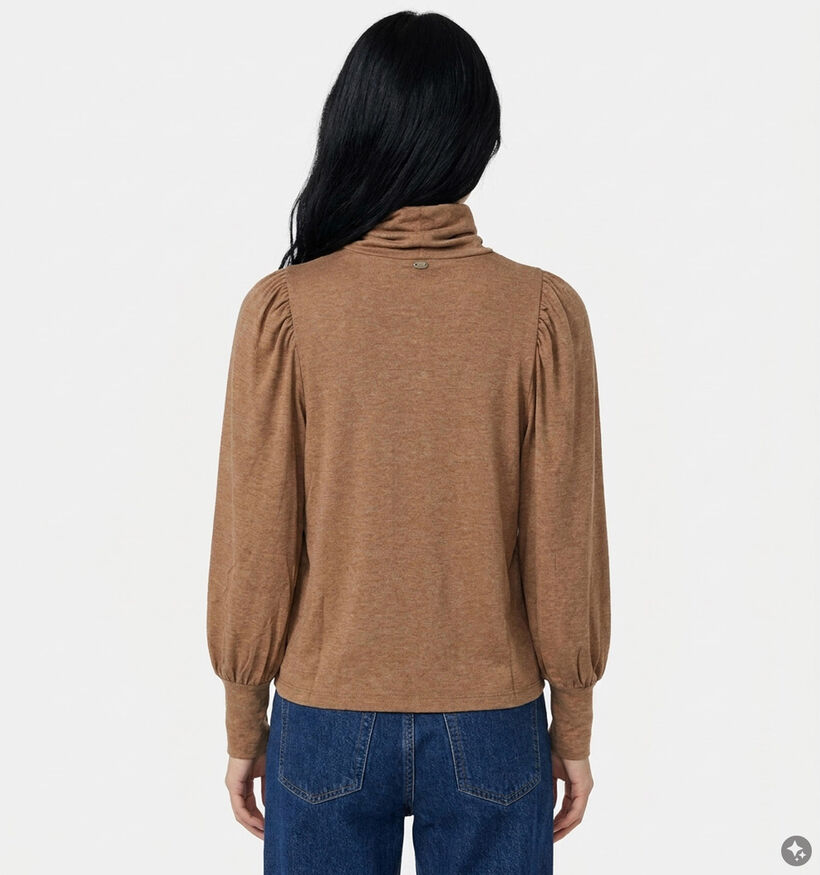 Minuit Douze Elycia Longsleeves en Marron pour femmes (381866)