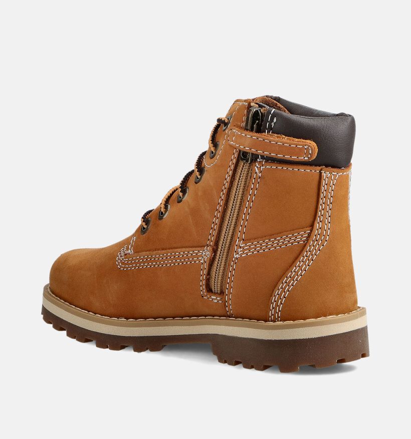 Timberland Courma Kid 6 Inch Camel Boots met Veter voor jongens, meisjes (377352) - geschikt voor steunzolen