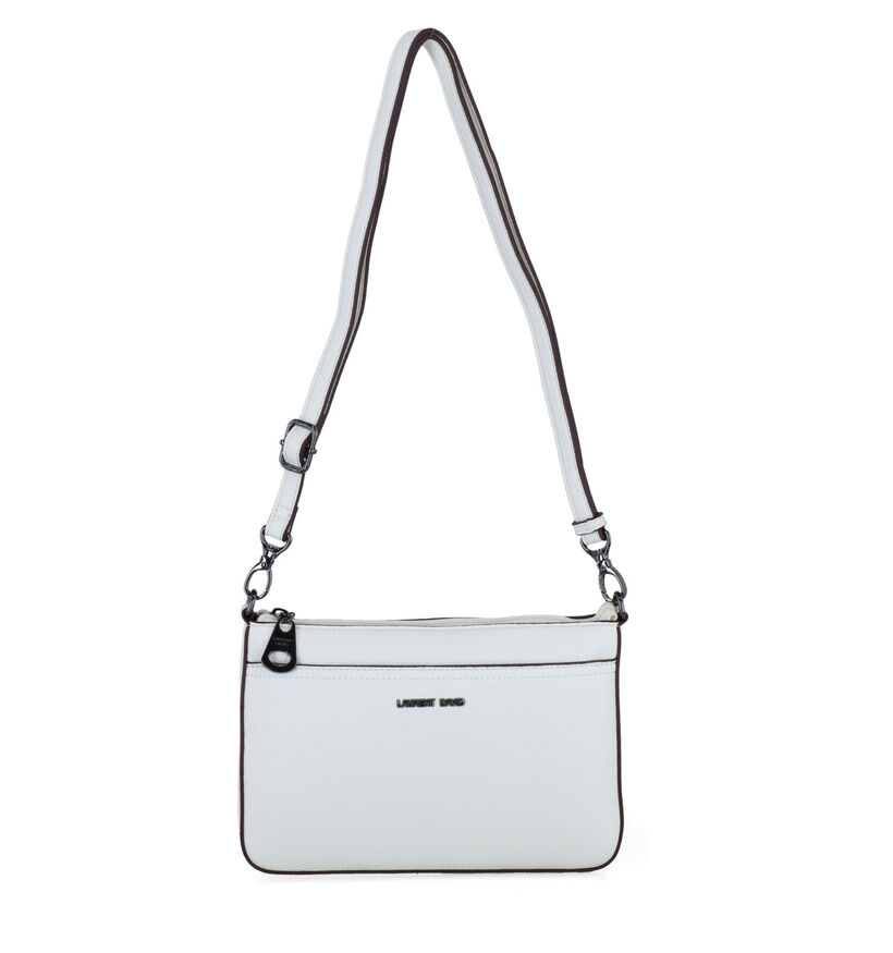 Laurent David Witte Crossbody Tas in kunstleer (324301)
