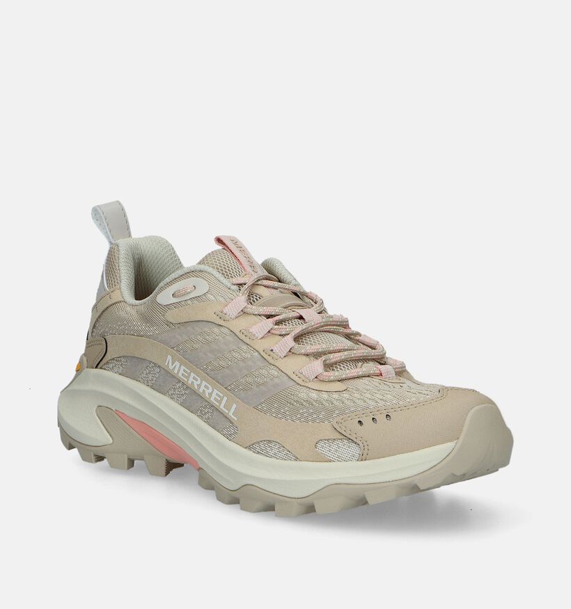 Merrell Moab Speed 2 Kaki Wandelschoenen voor dames (340710) - geschikt voor steunzolen