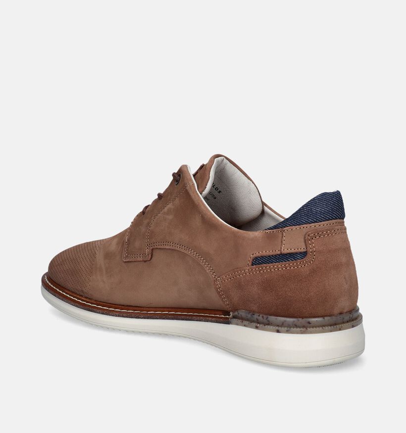 Bufflox Viena Cognac Veterschoenen voor heren (353943) - geschikt voor steunzolen