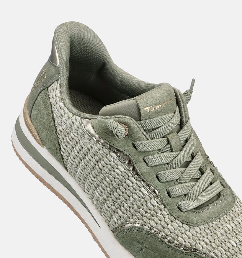 Tamaris Comfort Baskets en Vert pour femmes (367853) - pour semelles orthop&eacute;diques