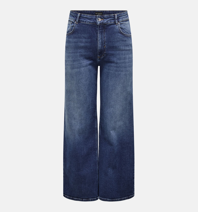 ONLY Carmakoma Caruicy Donkerblauwe Wide Leg Jeans voor dames (371842)