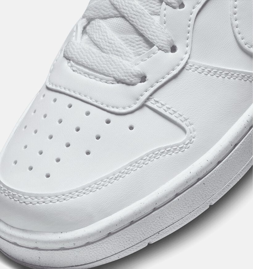 Nike Court Borough LOW 2 GS Witte Sneakers voor meisjes, jongens (350497)