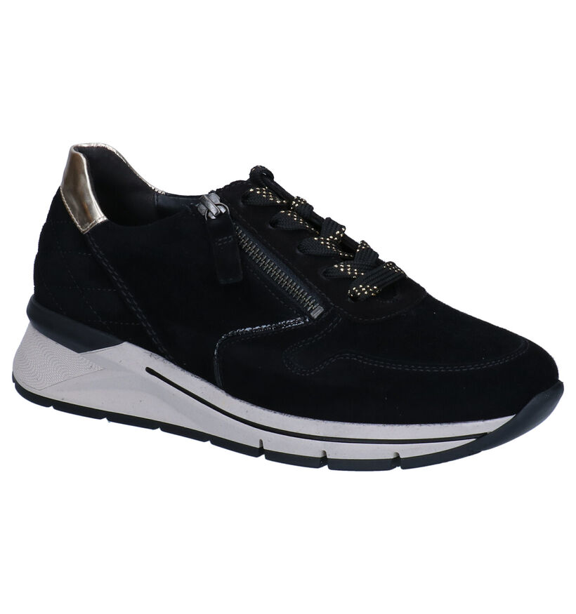 Gabor OptiFit Chaussures à lacets en Noir en daim (297241)