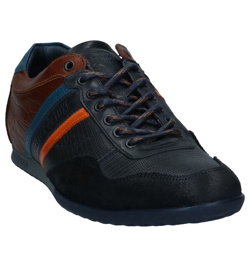 Cycleur de Lux Crash Chaussures à Lacets en Cognac en cuir (272397)