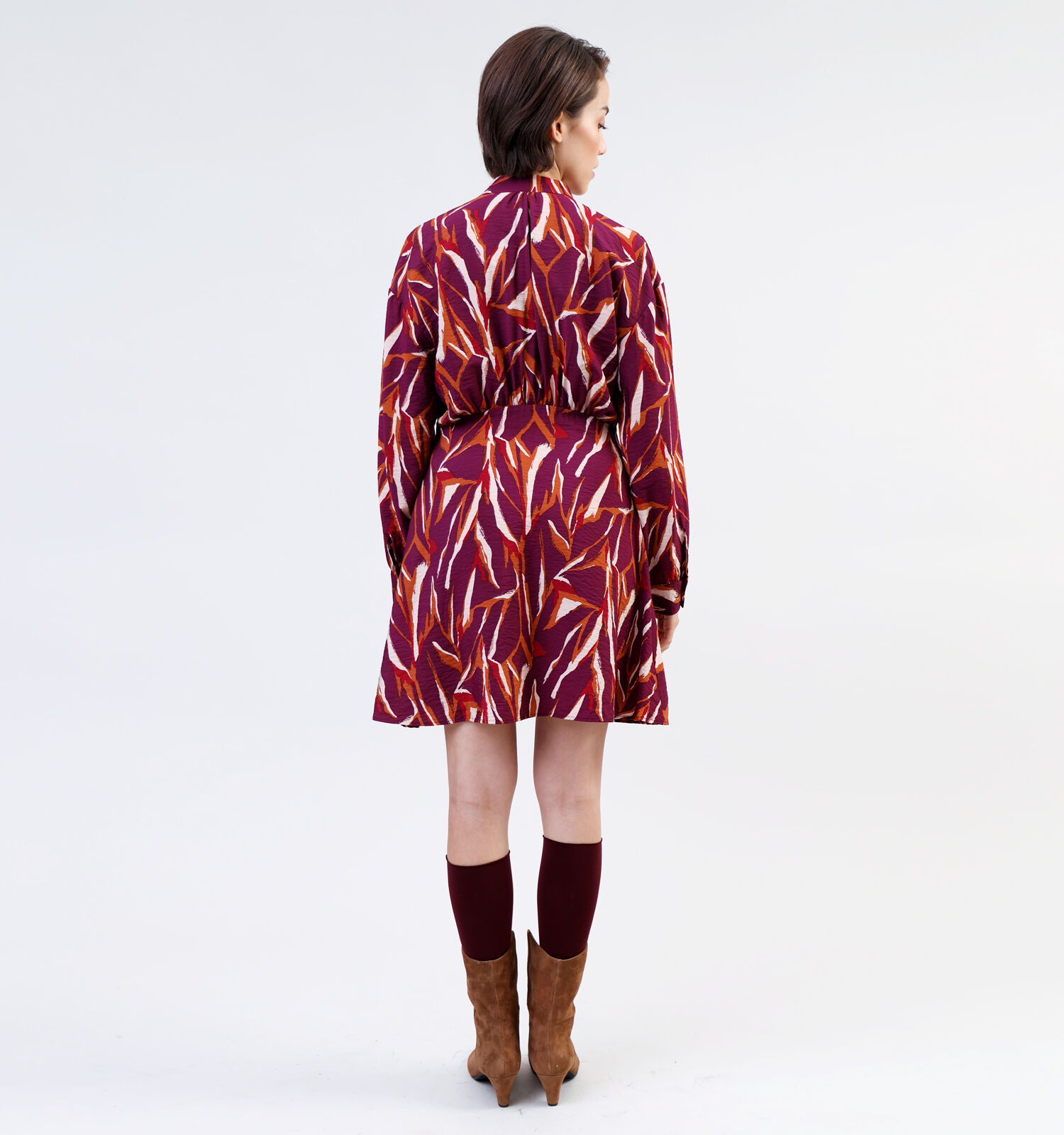 Vila Lina Rode Kaftan jurk Dames Kleedjes Online op TORFS.BE