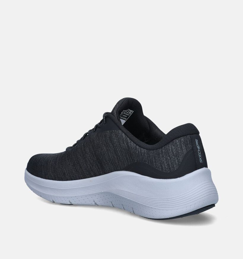 Skechers Arch Fit 2.0 Upperhand Zwarte Sneakers voor heren (350316) - geschikt voor steunzolen