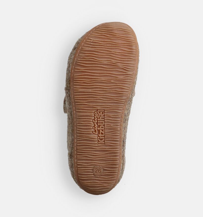 Living Kitzbühel Pantoufles fermées en Beige pour filles, garçons (365721)