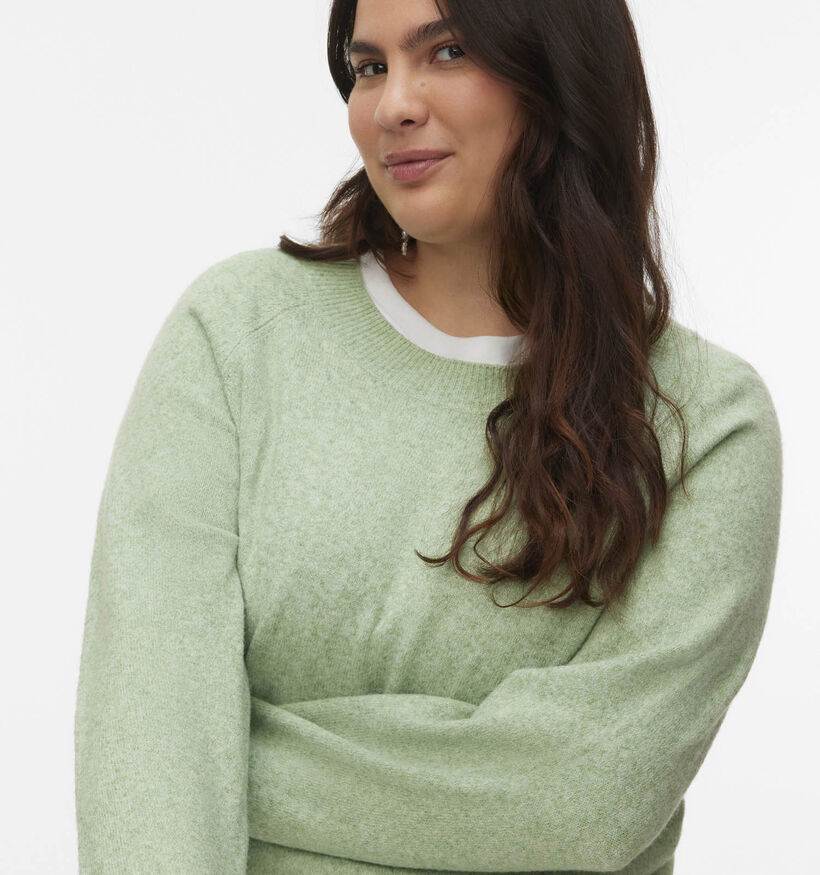 Vero Moda Curve Doffy Groene Trui voor dames (367798)
