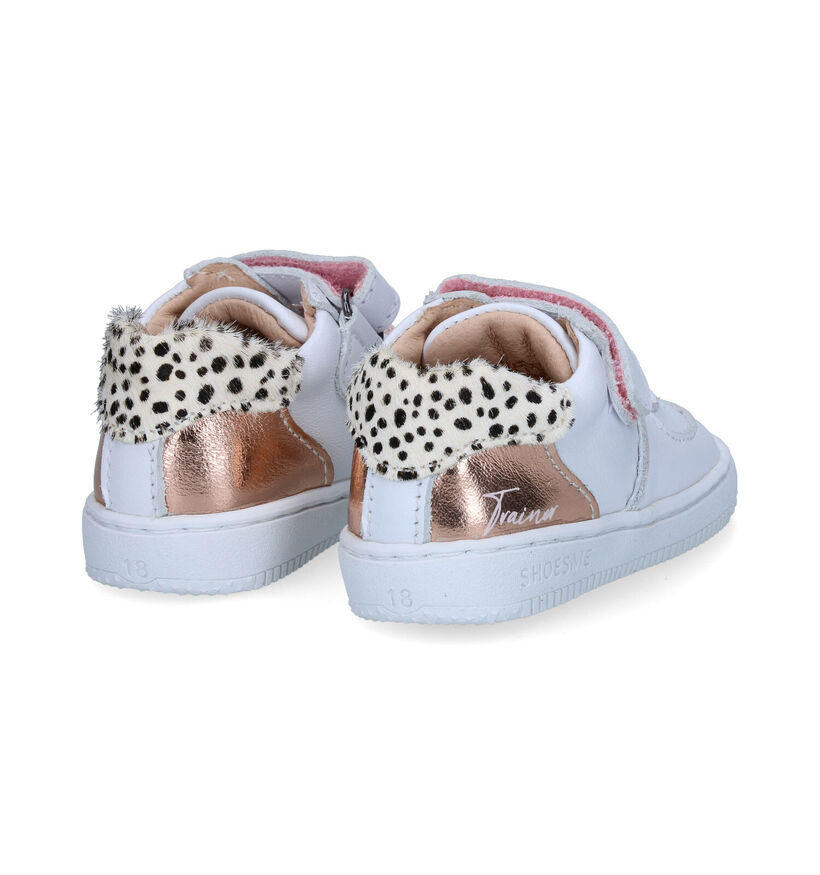 Shoesme Witte Sneakers voor meisjes (320858) - geschikt voor steunzolen