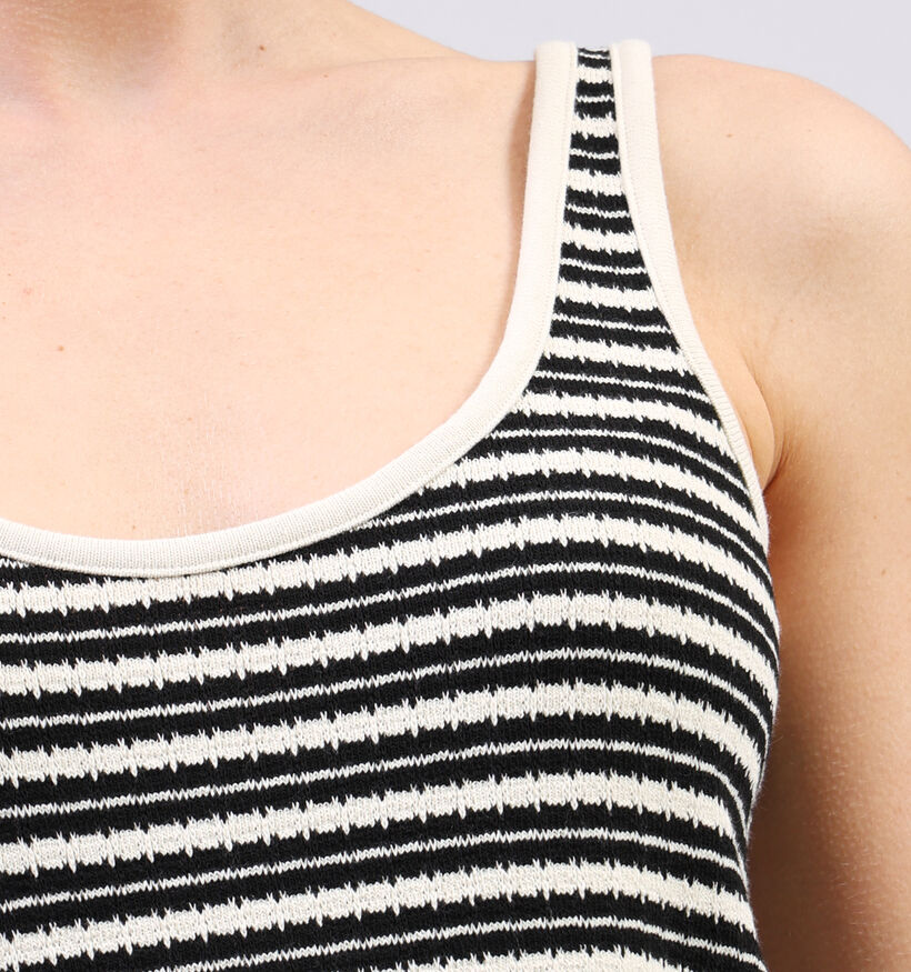 Mexx Zwart Topje met strepen voor dames (358564)