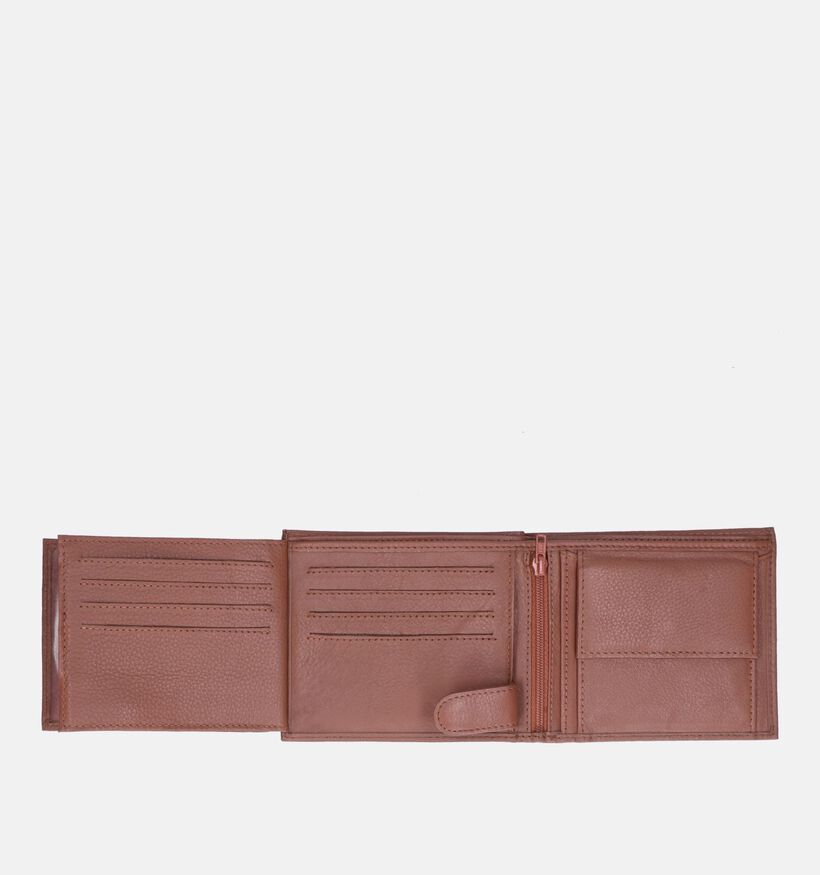 Euro-Leather Cognac Portefeuille voor heren (348800)