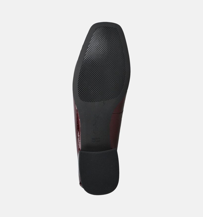 Gabor Bordeaux Mocassins met Hak voor dames (363125)