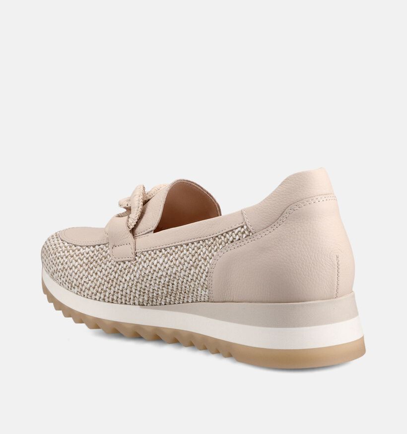 Gabor Best Fitting Mocassins en Beige pour femmes (371155) - pour semelles orthop&eacute;diques