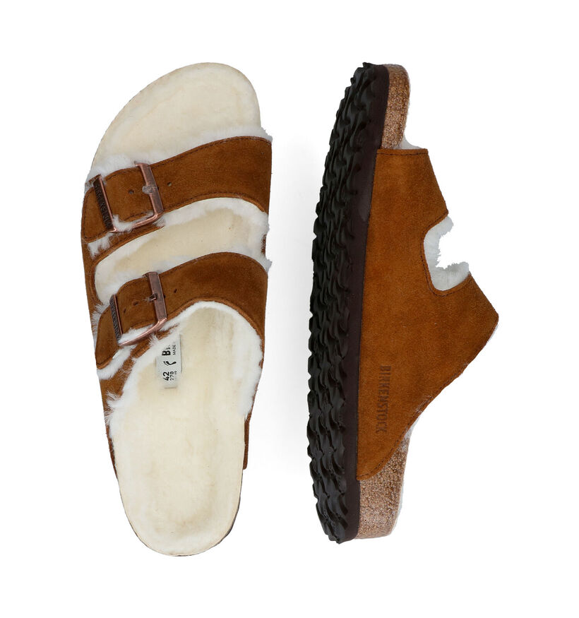 Birkenstock Arizona Grijze Slippers voor heren (330622)