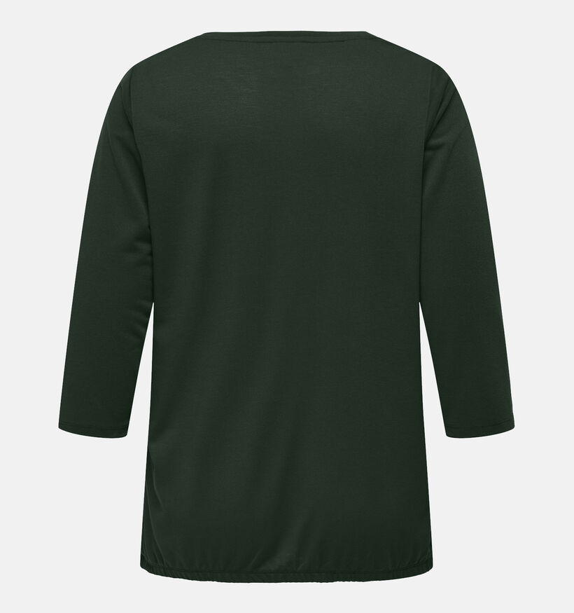 ONLY Carmakoma Carlinne T-shirt en Vert pour femmes (348430)