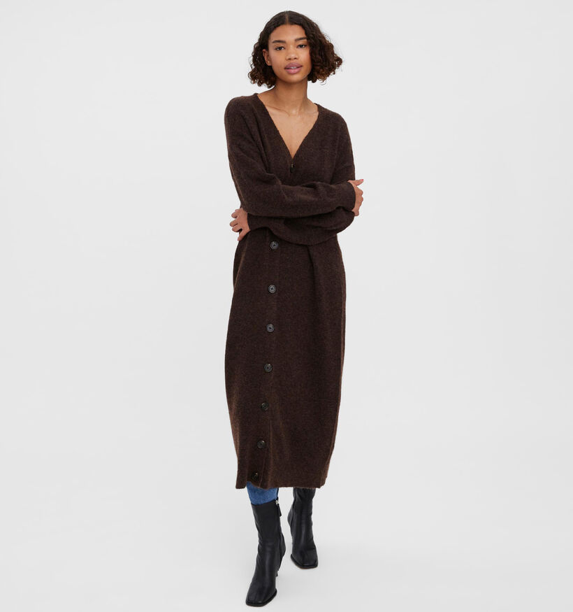 Vero Moda Lash Gilet en Marron pour femmes (318496)