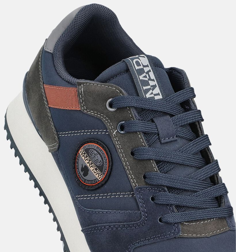Napapijri Cosmos Chaussures plates en Marron Napapijri Chaussures plates en Bleu pour hommes (362610) - pour semelles orthopédiques