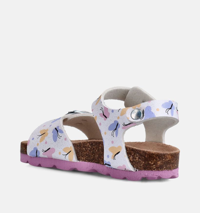 Milo & Mila Butterflies Sandales en Blanc pour filles (369852)