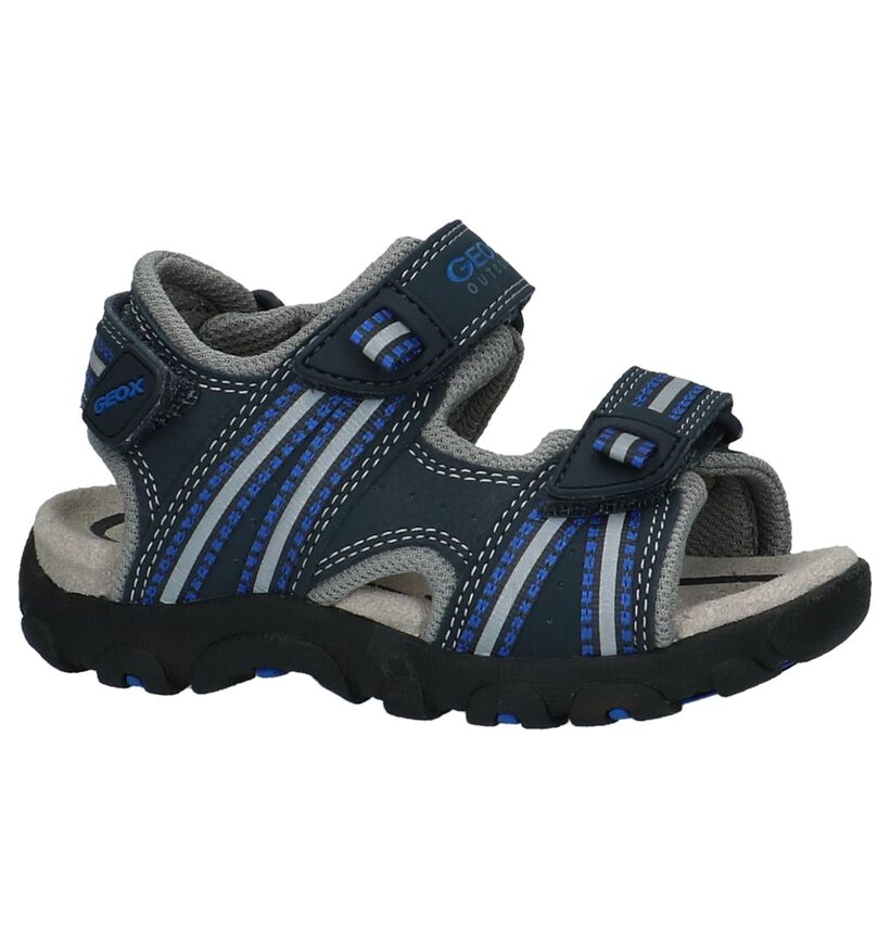 Geox Donkerblauwe Sandalen in stof (213174)