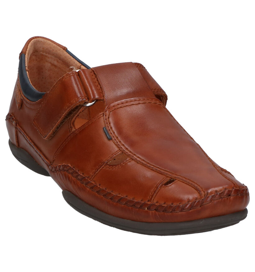 Pikolinos Puerto Rico Cognac Velcroschoenen in leer (289155)