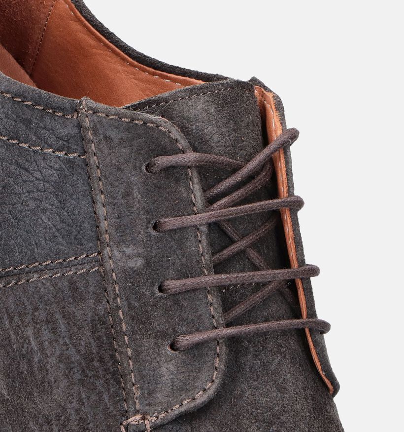 Ambiorix Nando-Sup Chaussures à lacets en Noir pour hommes (349105) - pour semelles orthopédiques