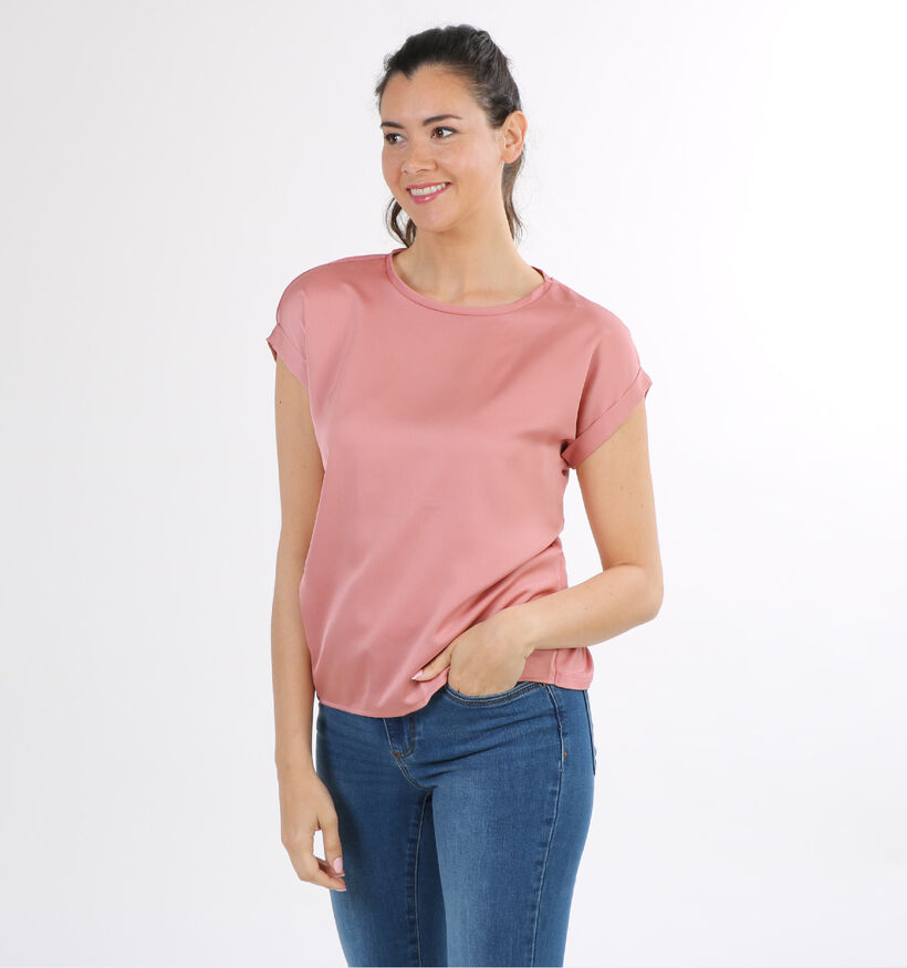 Vila Ellette T-shirt en Rose (300297)