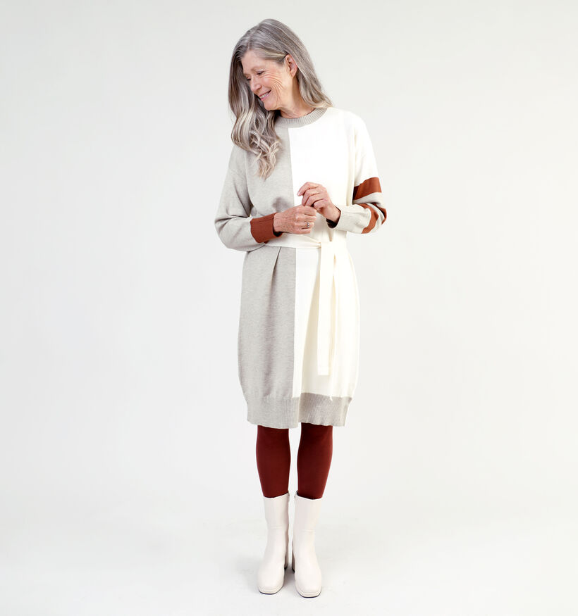 Dolce C. Robe pull en Écru pour femmes (340387)