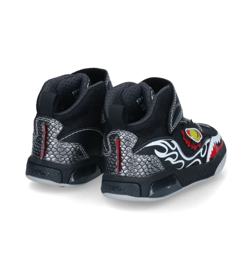 Geox Inek Baskets en Bleu pour garçons (312558) - pour semelles orthopédiques