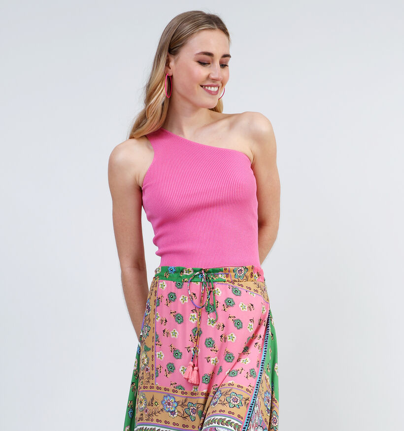 JDY Nanna Roze One Shoulder Topje voor dames (327138)