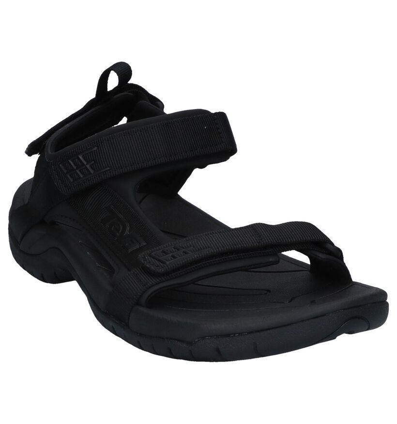 Teva Tanza Sandales en Noir en textile (242709)