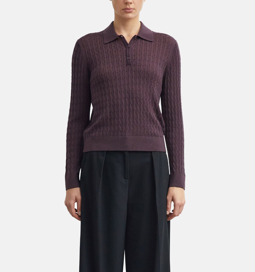 comma Bordeaux Polotrui voor dames (381678)
