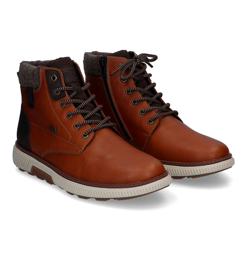 Rieker Chaussures hautes en Cognac pour hommes (331756) - pour semelles orthopédiques