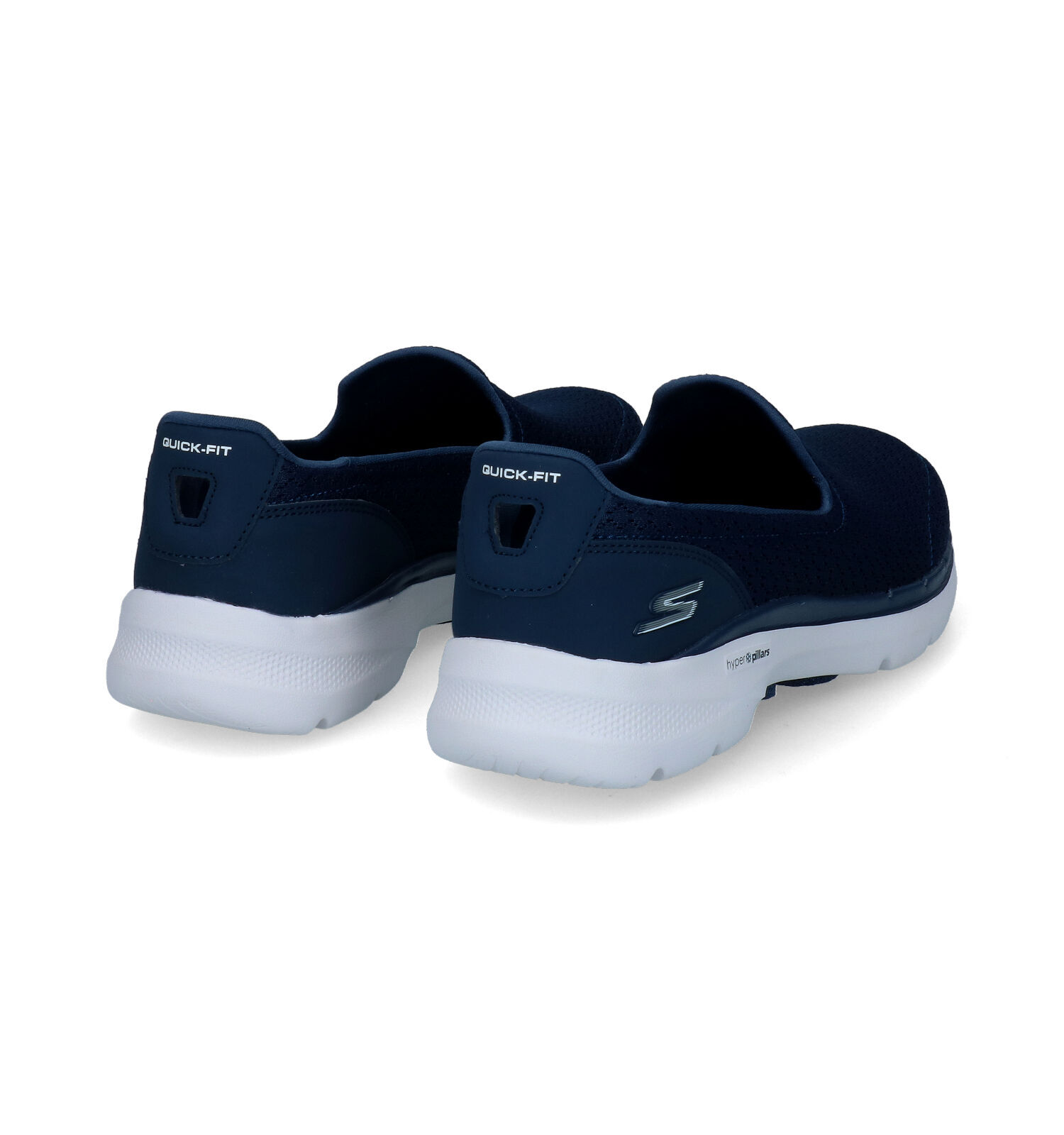 Skechers dames top blauw instappers