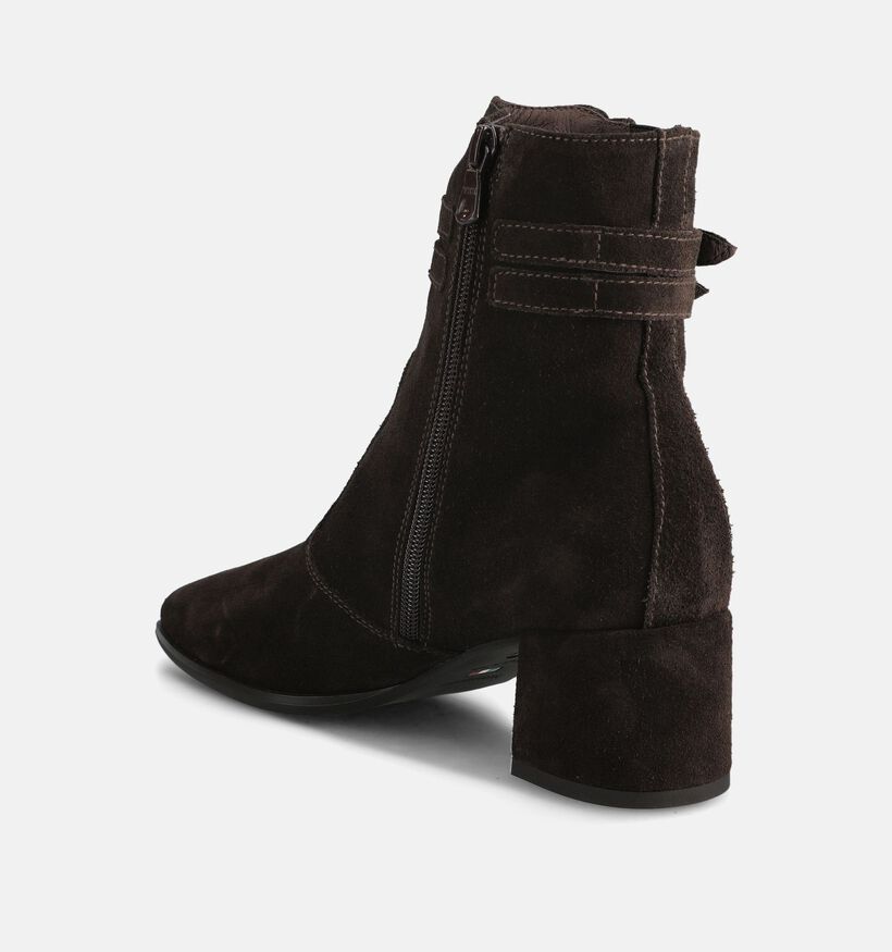 NeroGiardini Bottines en Brun fonc&eacute; pour femmes (379406)
