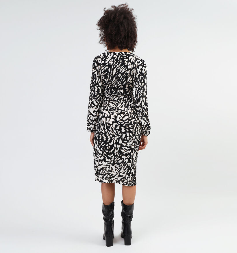 Vila Laya Zwarte Midi-jurk voor dames (346106)