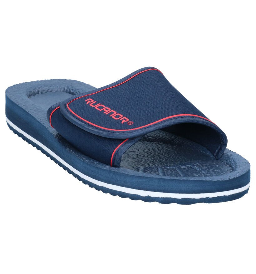 Rucanor Calpe Blauwe Badslippers in stof (275148)