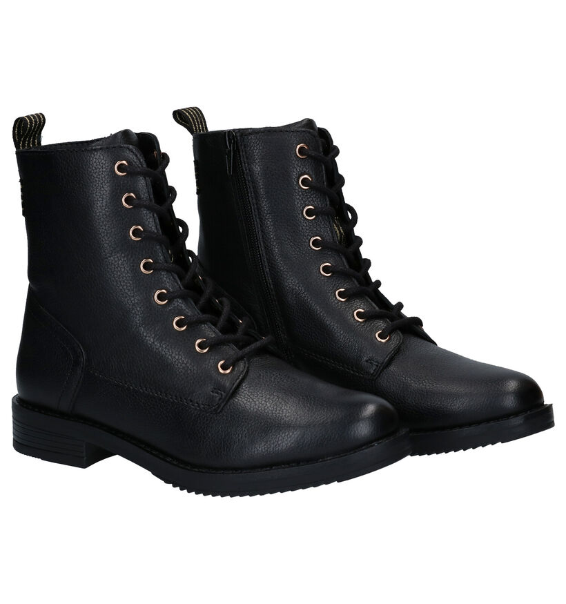 Poelman Conan Zwarte Boots in leer (291392)