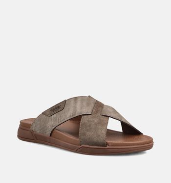 Rieker Nu-pieds Marron/Bleu