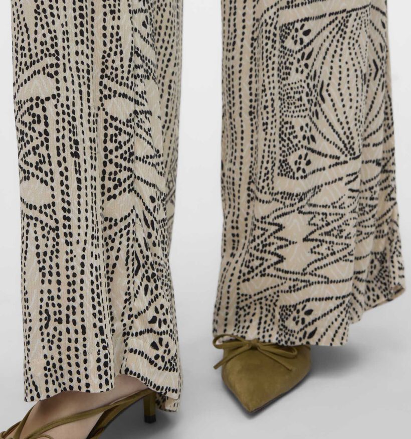 Vero Moda Menny Beige Wijde broek voor dames (353110)