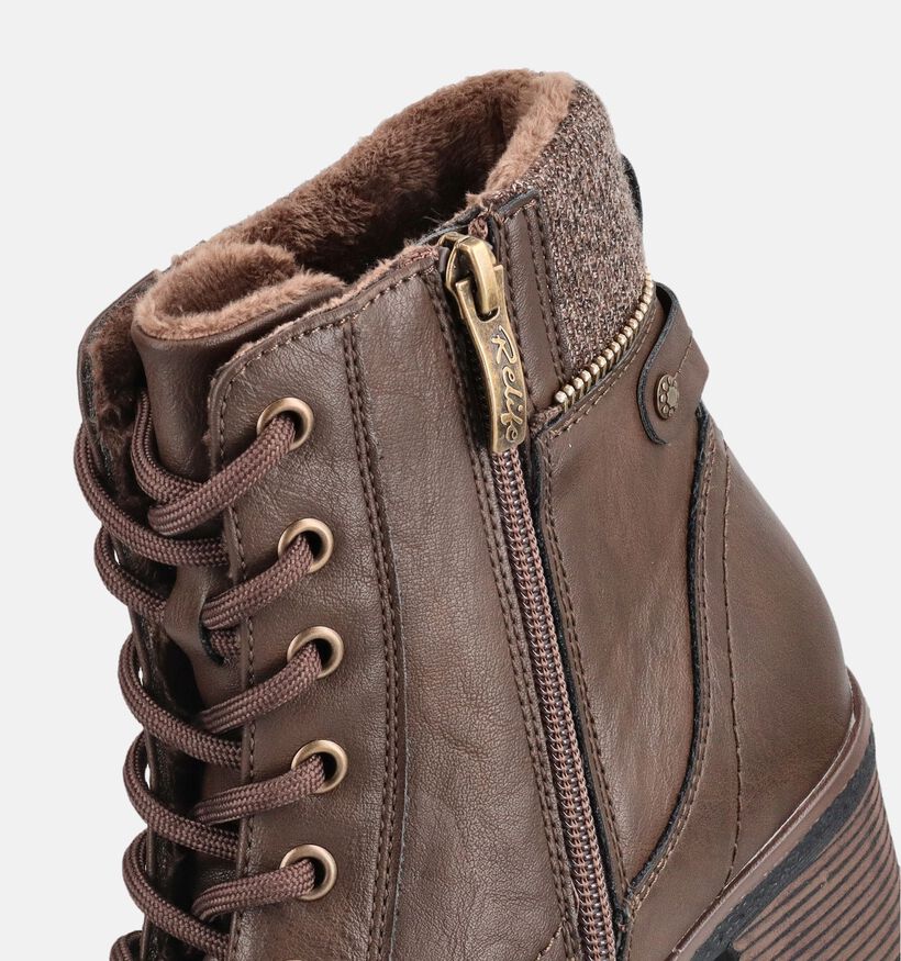 Relife Bottines en Taupe pour femmes (377806)