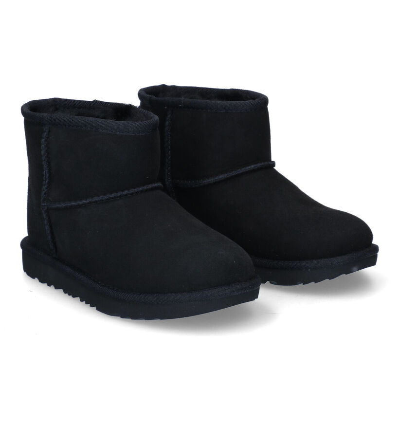 UGG Classic Mini II K Bottines en Noir pour filles (294873)