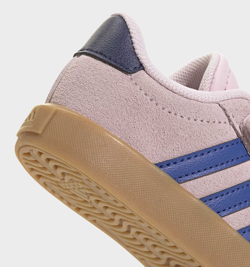 adidas VL Court 3.0 Roze/Blauwe Sneakers voor meisjes (372832) - geschikt voor steunzolen